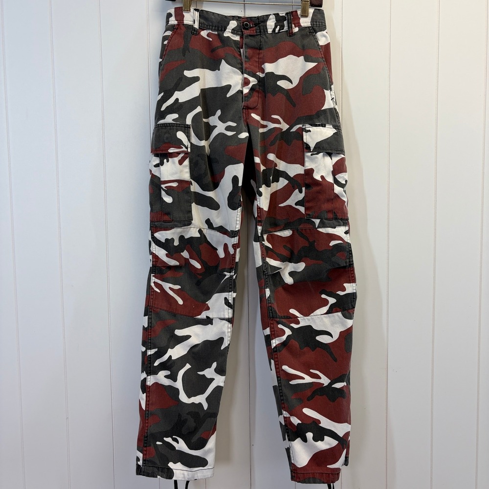 BDU Military Y2K Streetwear Camo Pants Men Size M Tactical Rugged Utility Grunge
